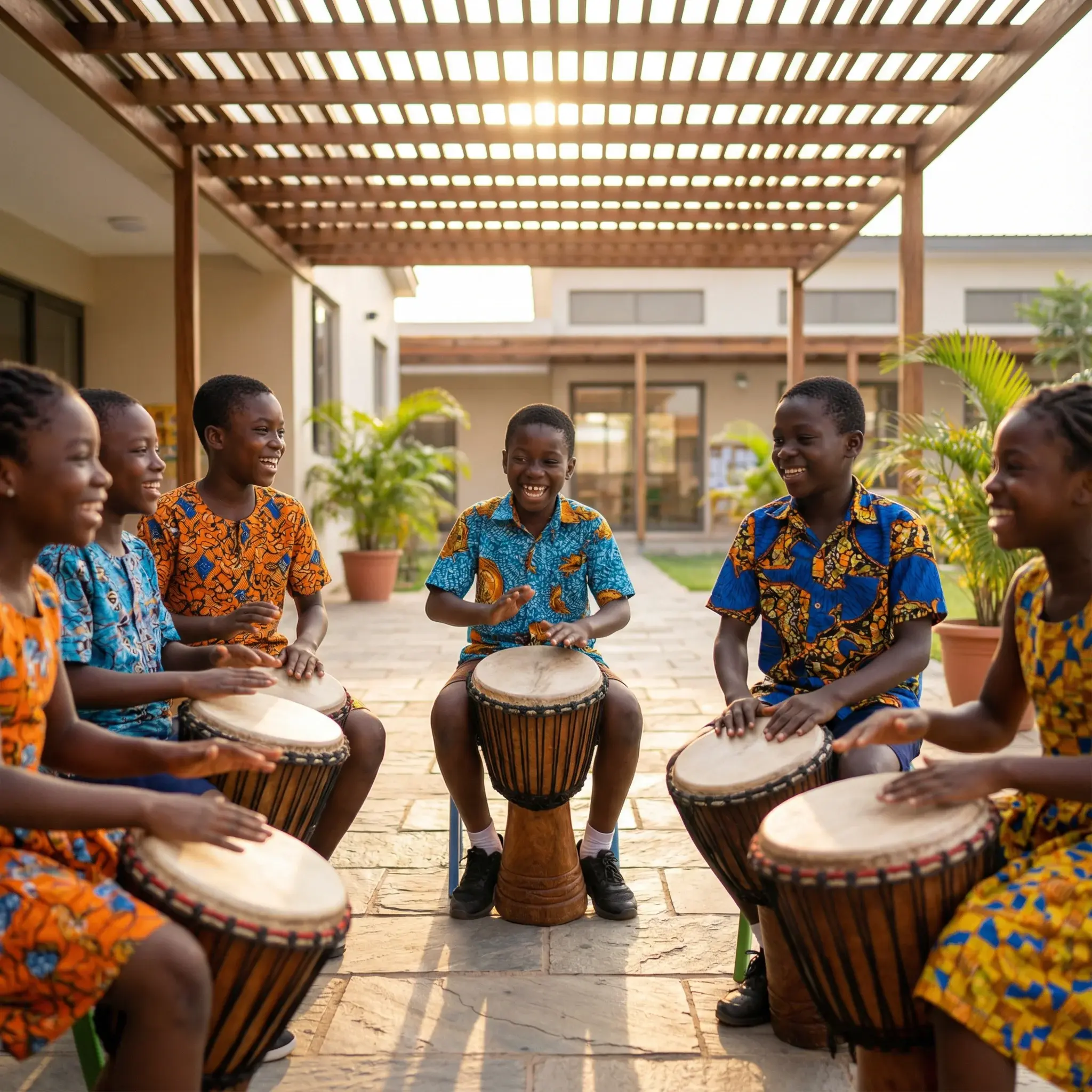 Percussion program at Ridgewood Montessori