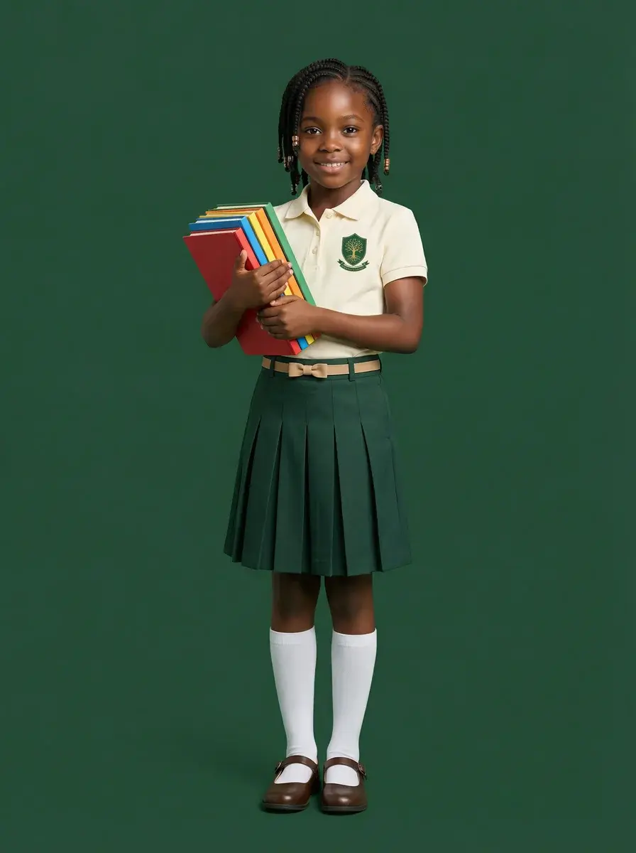 Student engaged in focused reading at a Montessori learning station