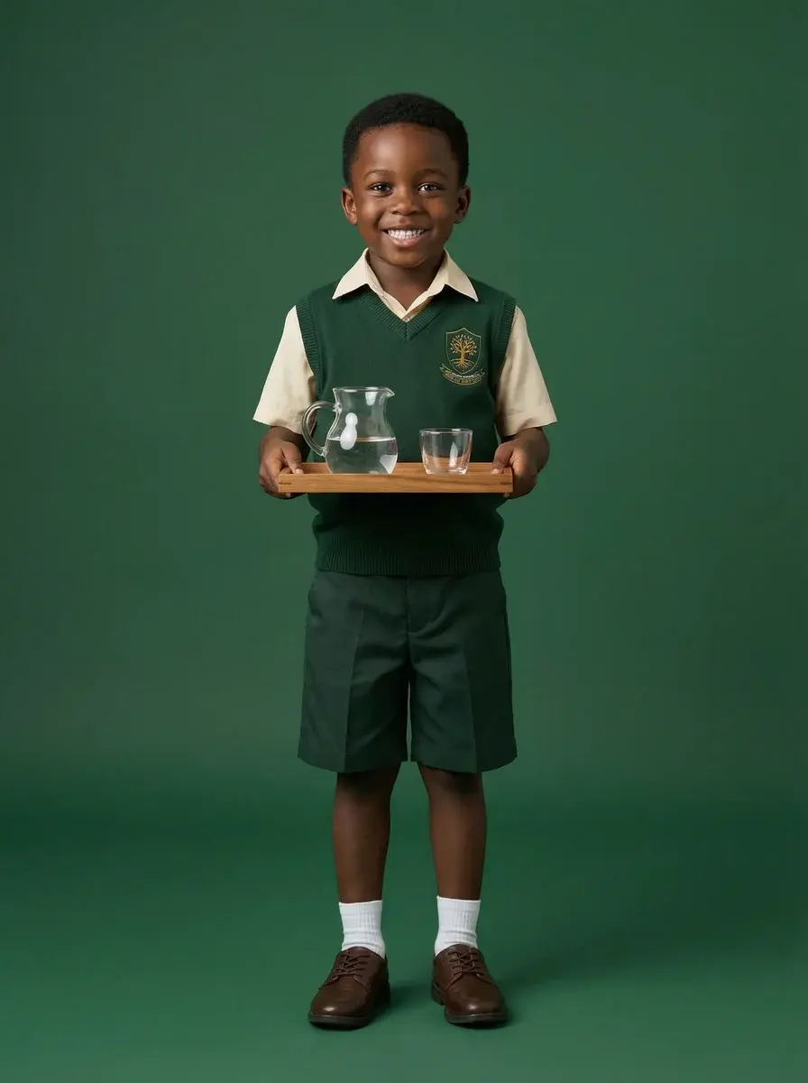 Student presenting their work to classmates