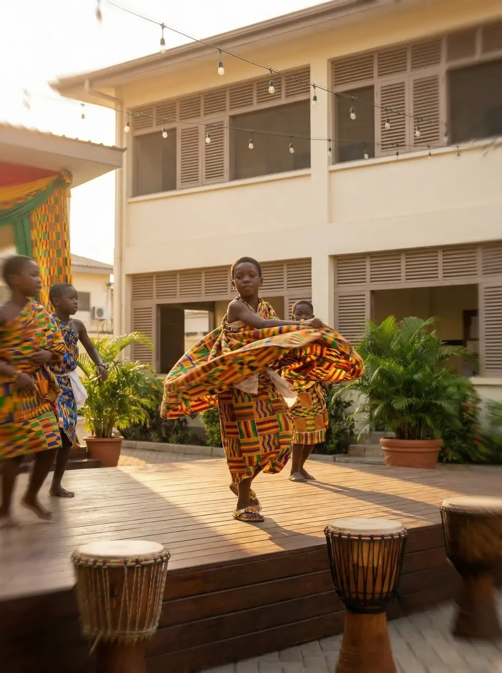 Cultural dance performance - Professional school website by Qexion Web Services