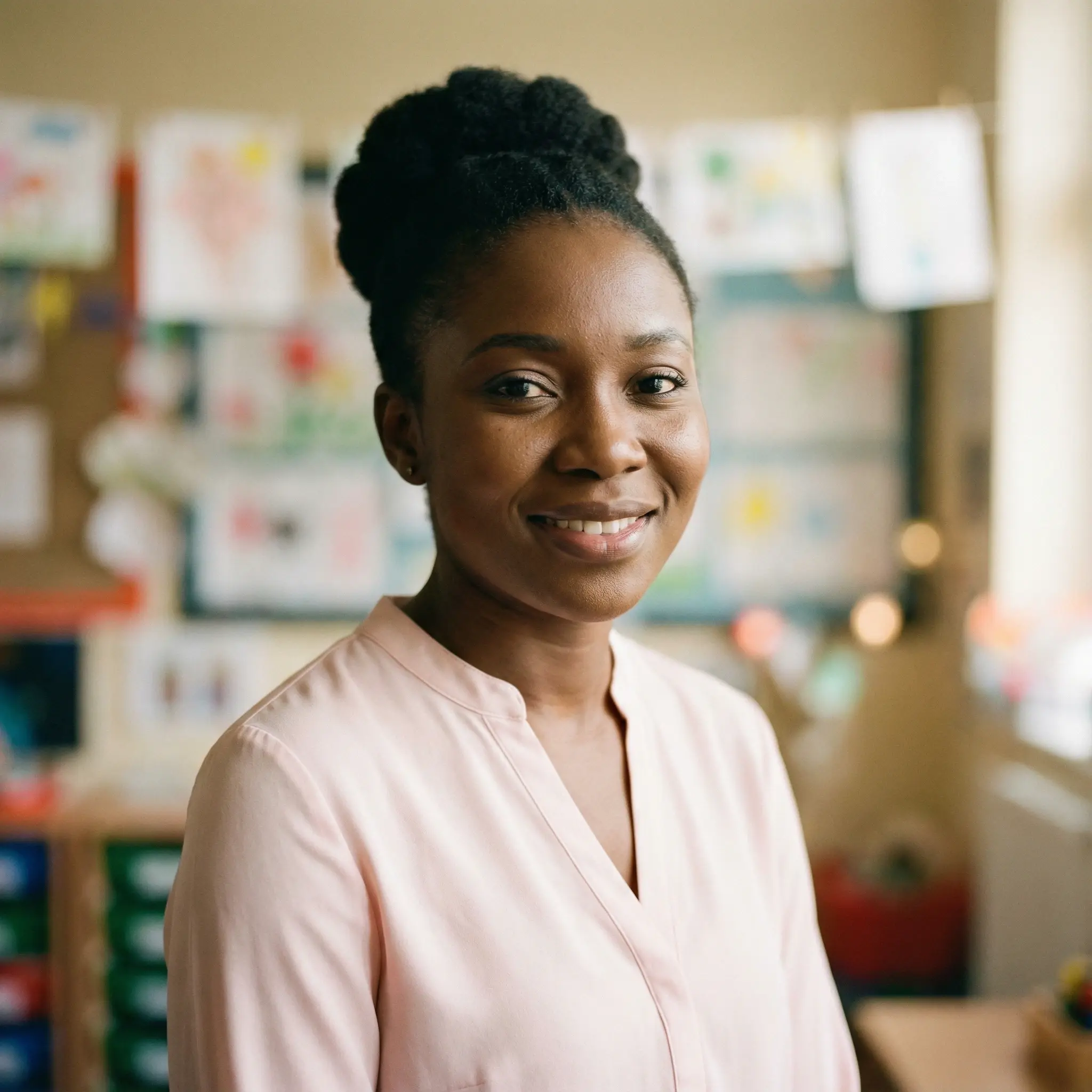 Nursery teacher - Best school website design Ghana by QWS