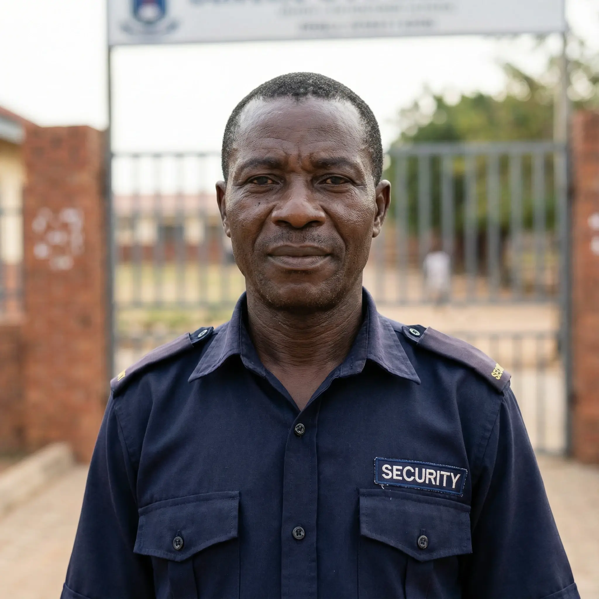 Security officer - Professional school website by QWS Ghana